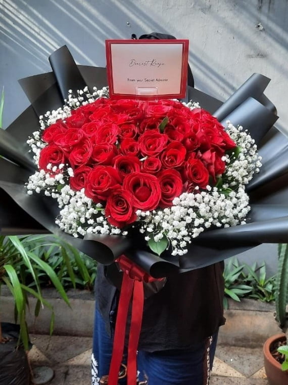 50 Roses Bouquet 3 50 Roses Bouquet