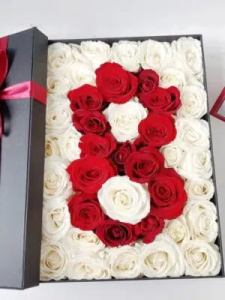 Custom Mom Flower Box for Mother's Day 1 custom flower box with initial